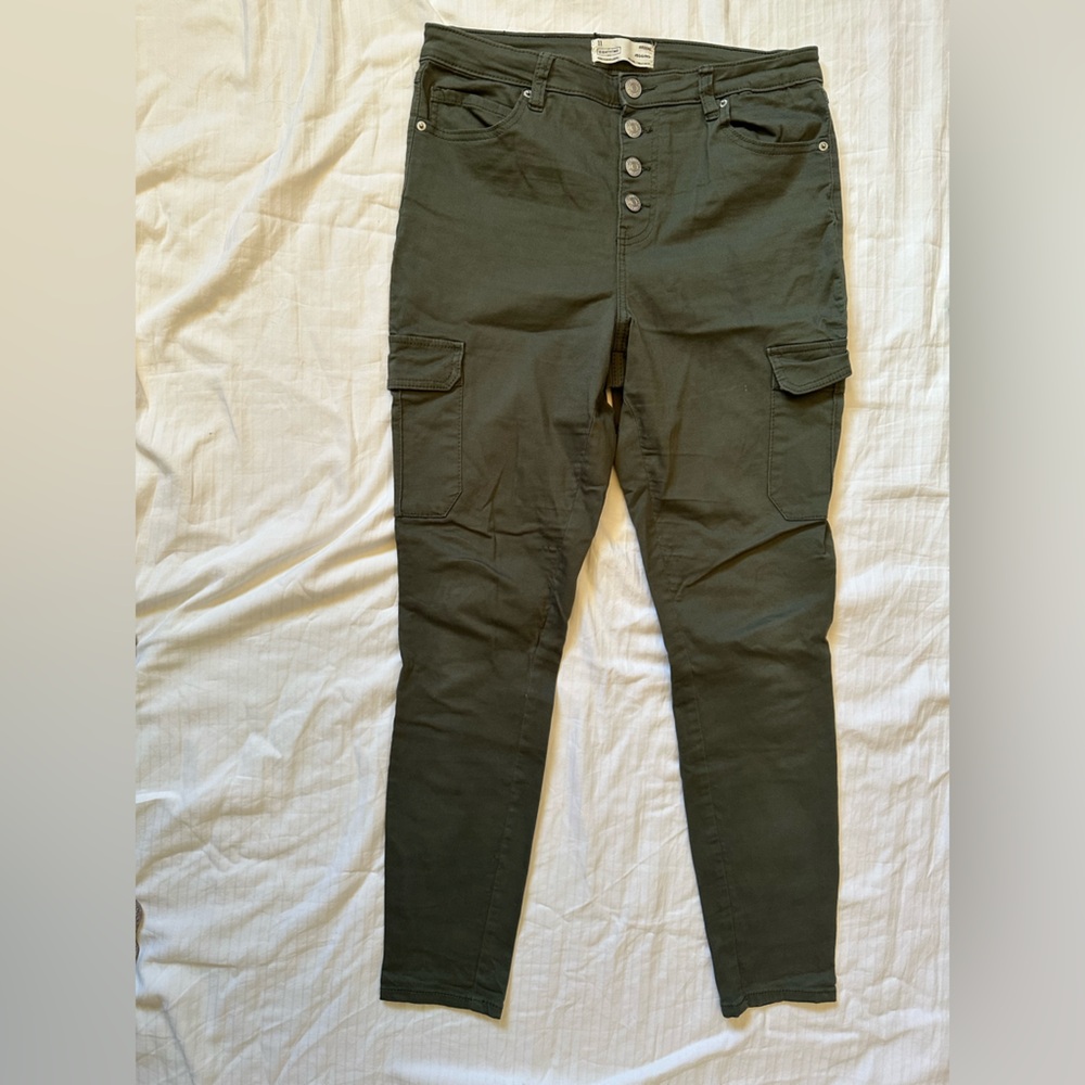 Olive Green Cargo Pants